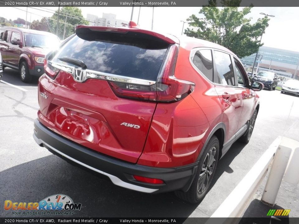 2020 Honda CR-V EX AWD Radiant Red Metallic / Gray Photo #7