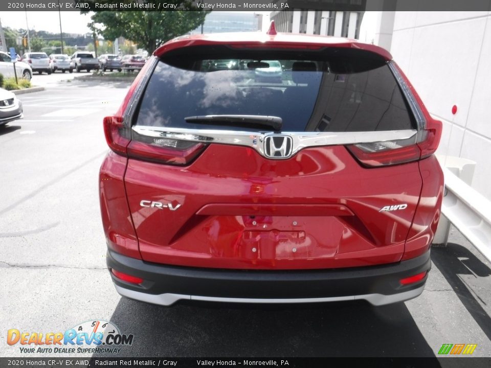 2020 Honda CR-V EX AWD Radiant Red Metallic / Gray Photo #9