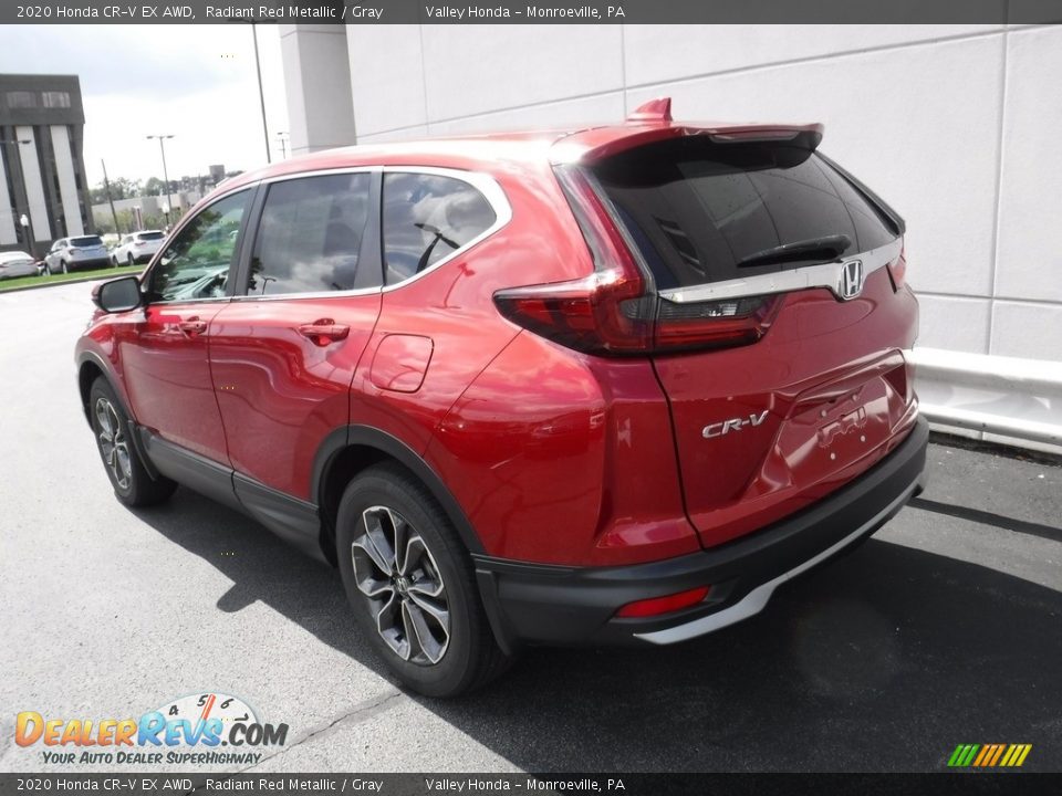 2020 Honda CR-V EX AWD Radiant Red Metallic / Gray Photo #10