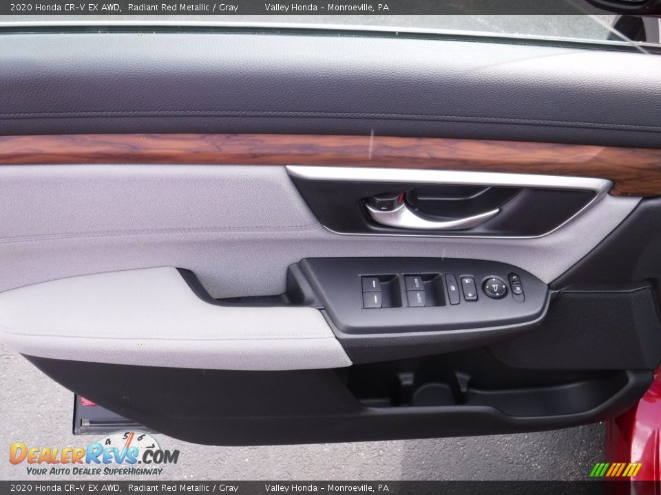 2020 Honda CR-V EX AWD Radiant Red Metallic / Gray Photo #12