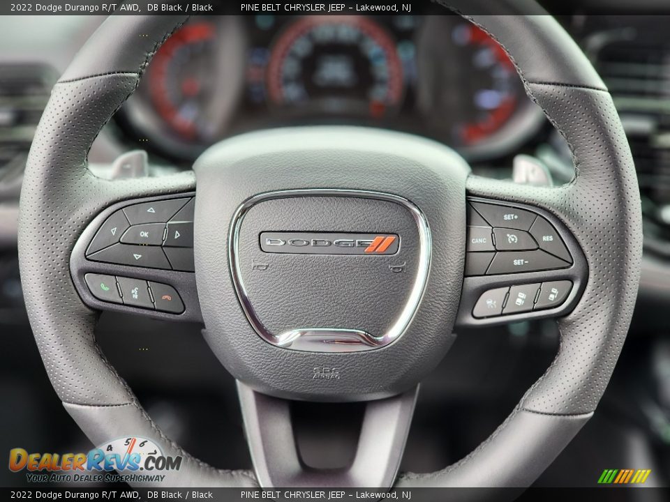 2022 Dodge Durango R/T AWD Steering Wheel Photo #7