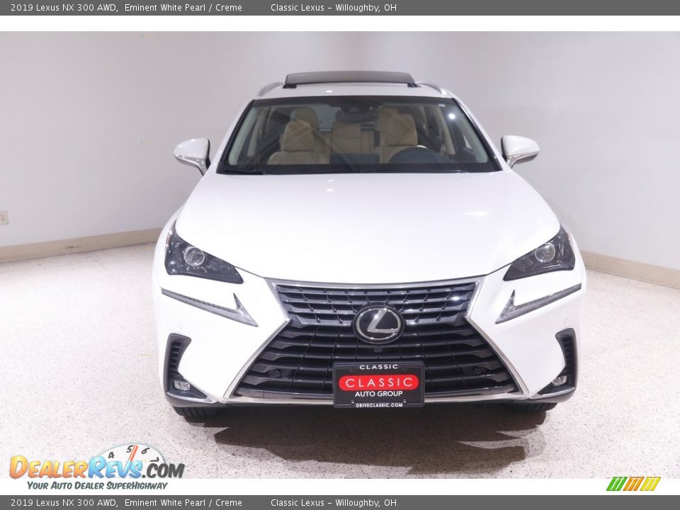 2019 Lexus NX 300 AWD Eminent White Pearl / Creme Photo #2