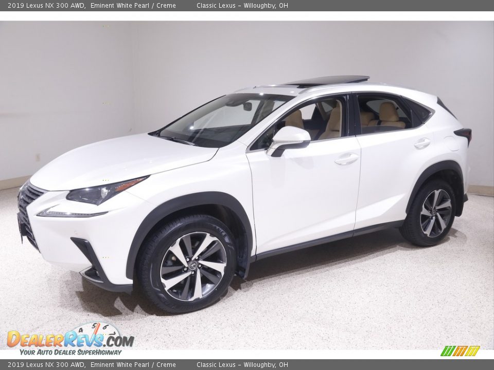 2019 Lexus NX 300 AWD Eminent White Pearl / Creme Photo #3
