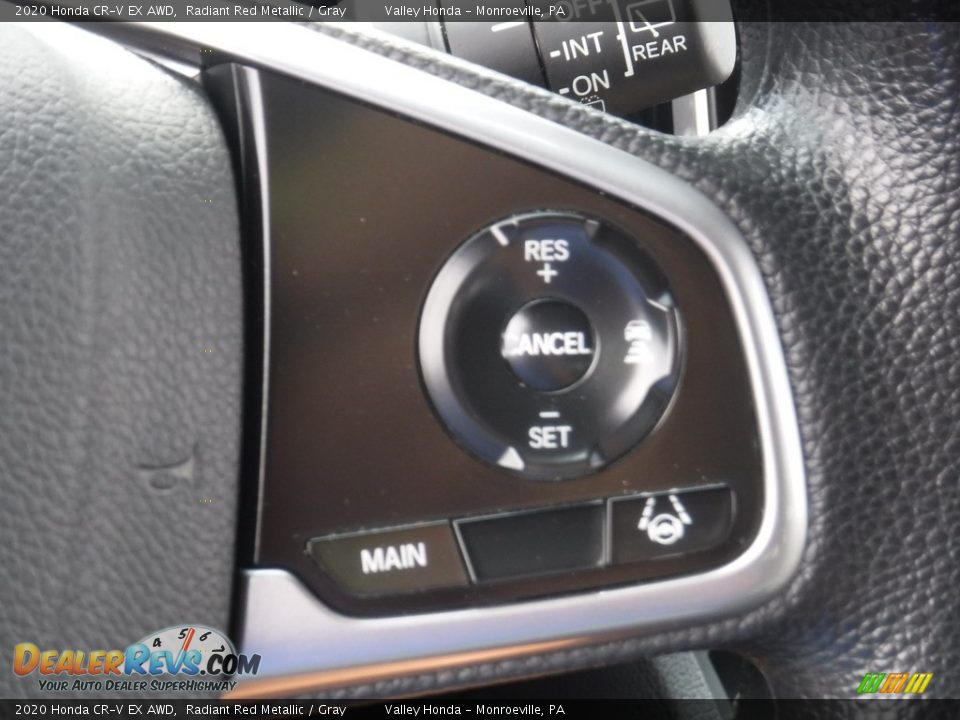2020 Honda CR-V EX AWD Radiant Red Metallic / Gray Photo #25
