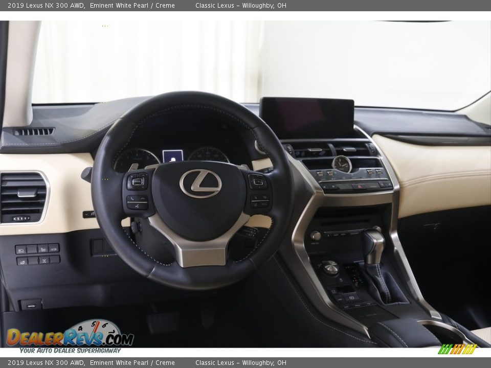 2019 Lexus NX 300 AWD Eminent White Pearl / Creme Photo #6