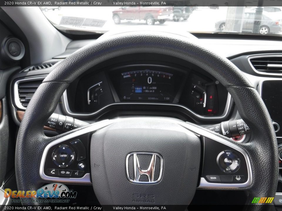 2020 Honda CR-V EX AWD Radiant Red Metallic / Gray Photo #26