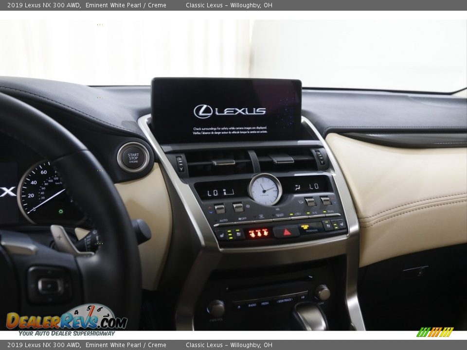2019 Lexus NX 300 AWD Eminent White Pearl / Creme Photo #9