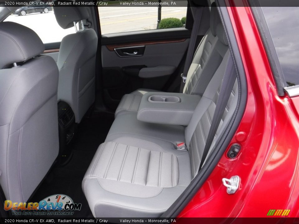 2020 Honda CR-V EX AWD Radiant Red Metallic / Gray Photo #29