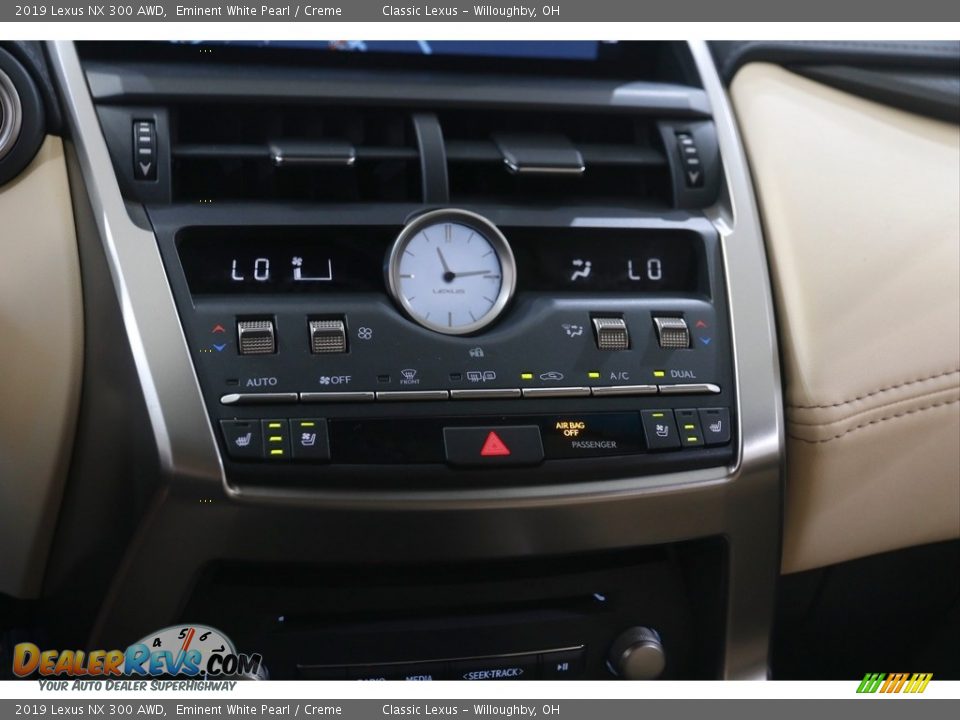2019 Lexus NX 300 AWD Eminent White Pearl / Creme Photo #14