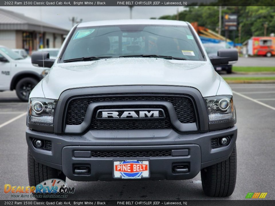 2022 Ram 1500 Classic Quad Cab 4x4 Bright White / Black Photo #2