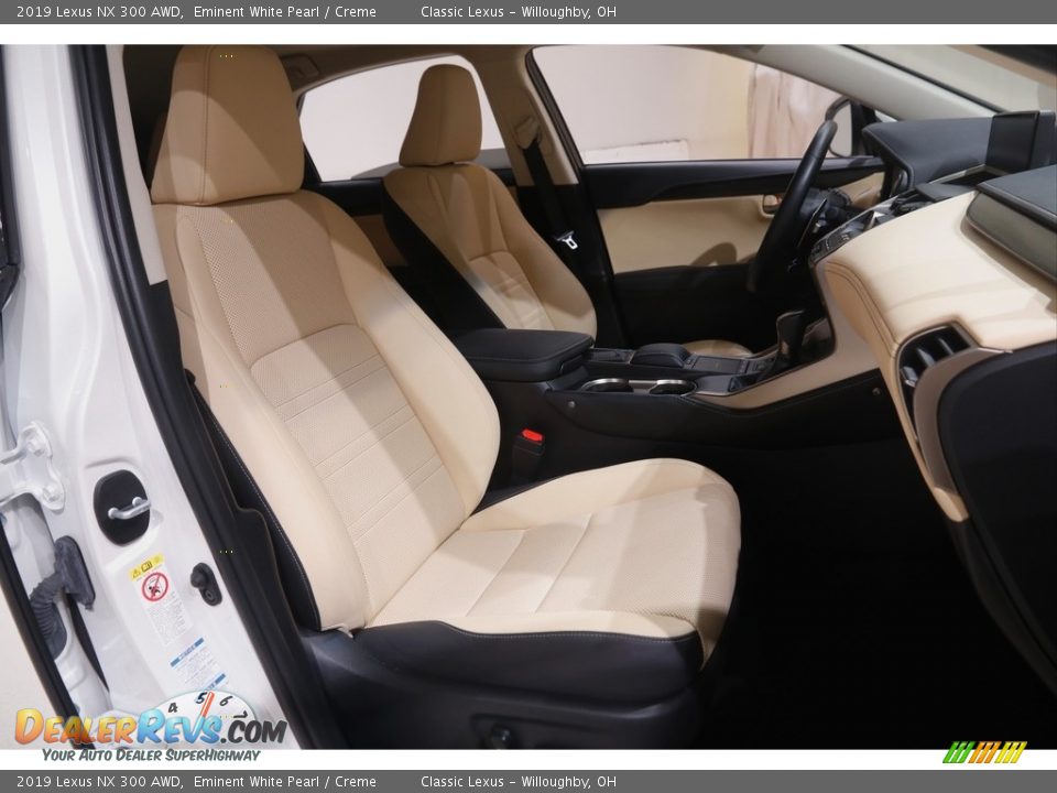 2019 Lexus NX 300 AWD Eminent White Pearl / Creme Photo #17