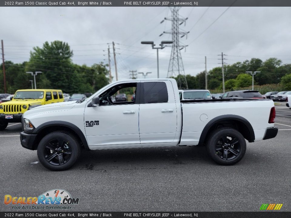 2022 Ram 1500 Classic Quad Cab 4x4 Bright White / Black Photo #3