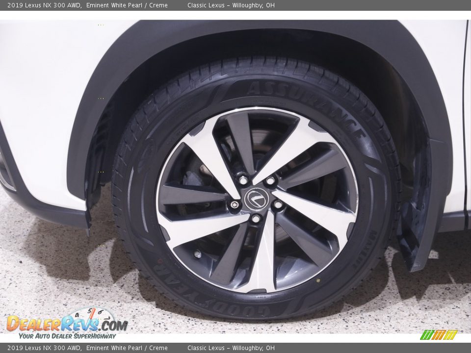 2019 Lexus NX 300 AWD Eminent White Pearl / Creme Photo #22