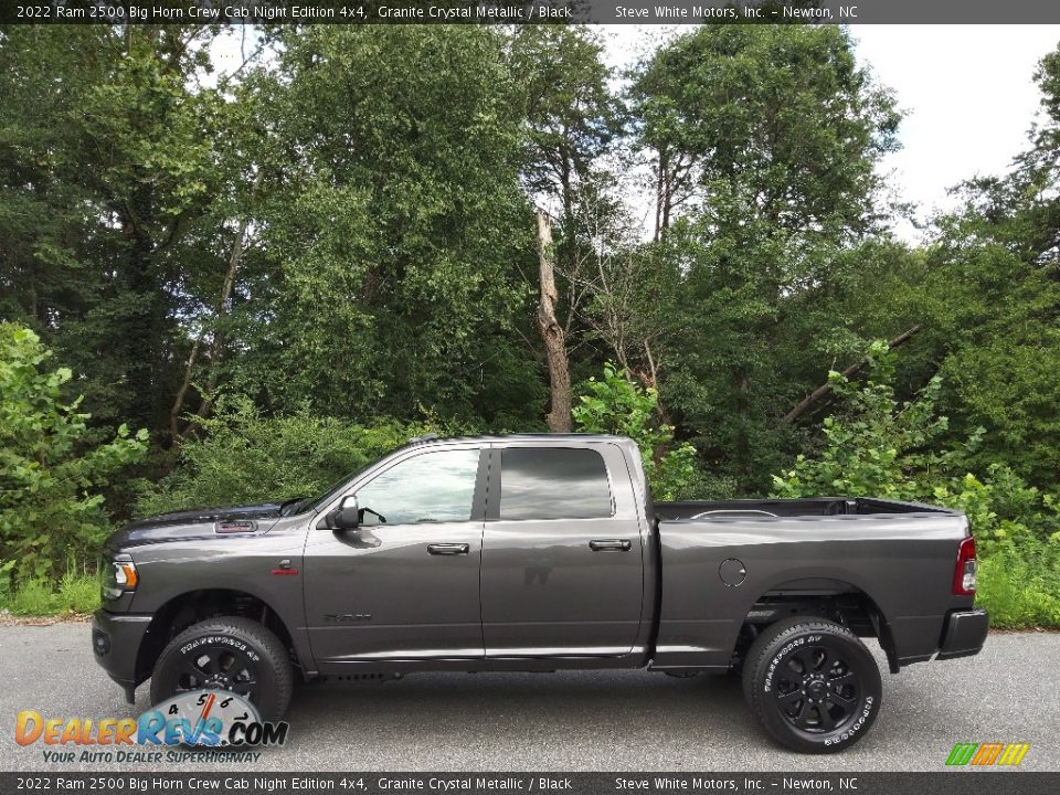 2022 Ram 2500 Big Horn Crew Cab Night Edition 4x4 Granite Crystal Metallic / Black Photo #1