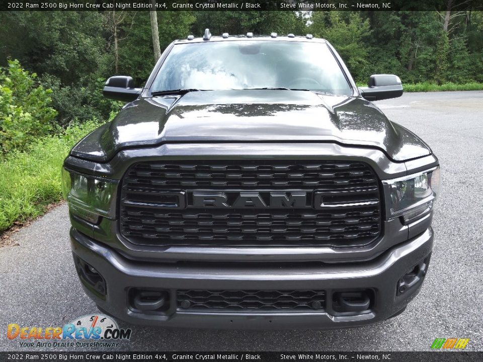 2022 Ram 2500 Big Horn Crew Cab Night Edition 4x4 Granite Crystal Metallic / Black Photo #3