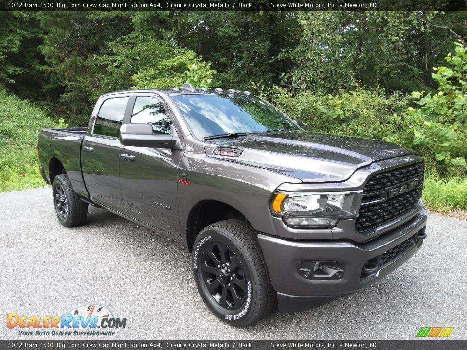 2022 Ram 2500 Big Horn Crew Cab Night Edition 4x4 Granite Crystal Metallic / Black Photo #4