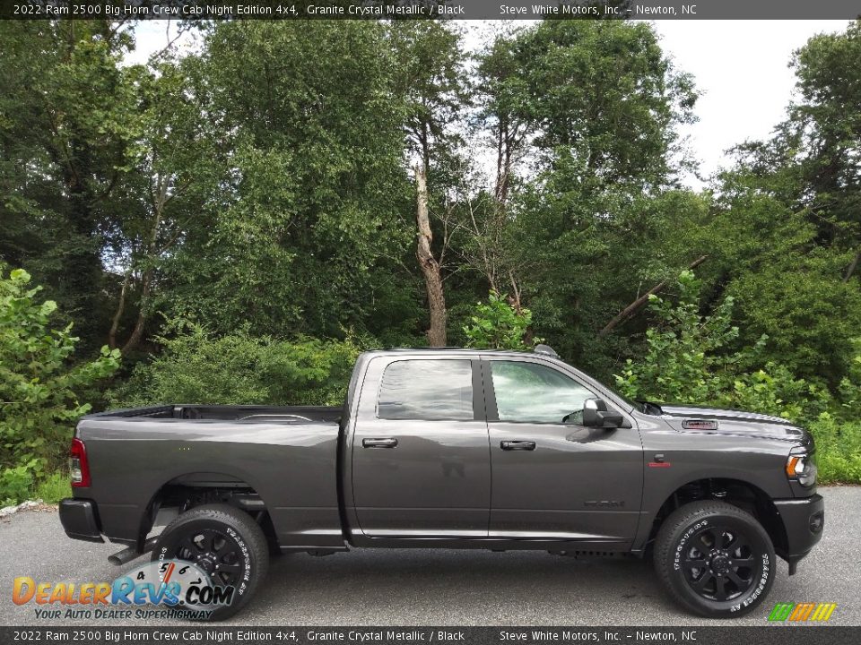 2022 Ram 2500 Big Horn Crew Cab Night Edition 4x4 Granite Crystal Metallic / Black Photo #5