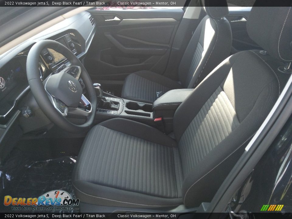 2022 Volkswagen Jetta S Deep Black Pearl / Titan Black Photo #3