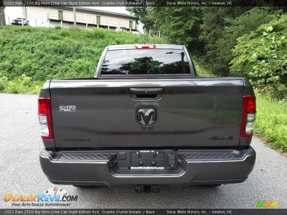 2022 Ram 2500 Big Horn Crew Cab Night Edition 4x4 Granite Crystal Metallic / Black Photo #7