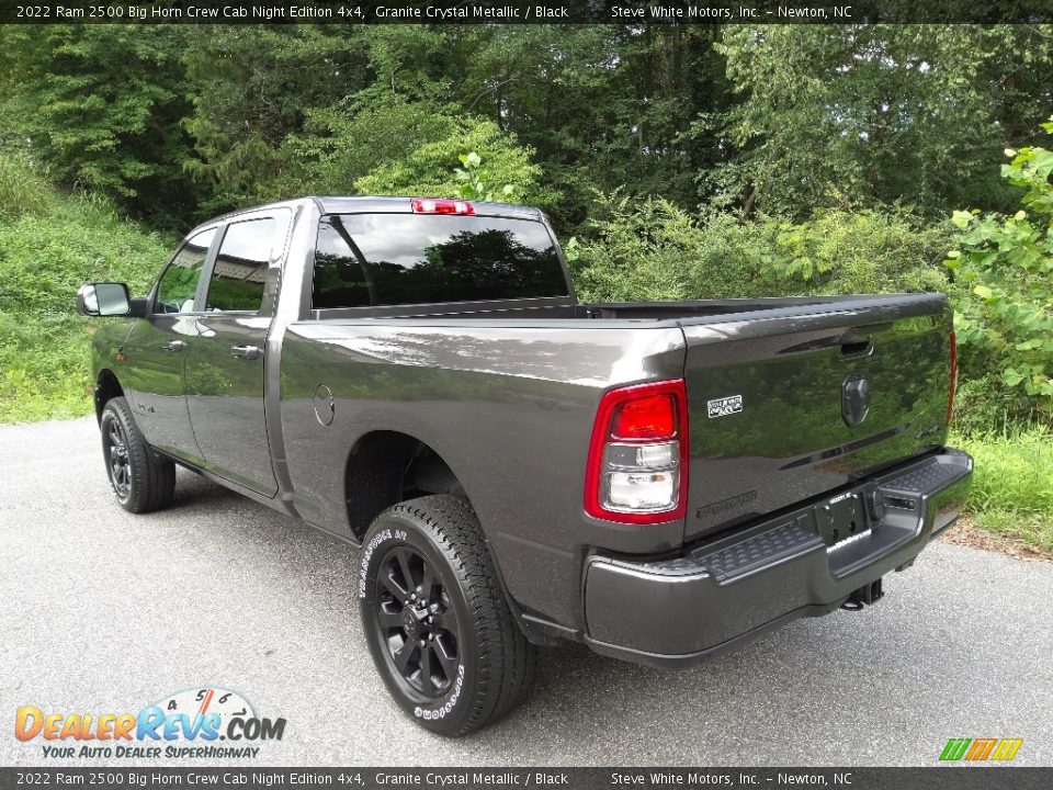 2022 Ram 2500 Big Horn Crew Cab Night Edition 4x4 Granite Crystal Metallic / Black Photo #9