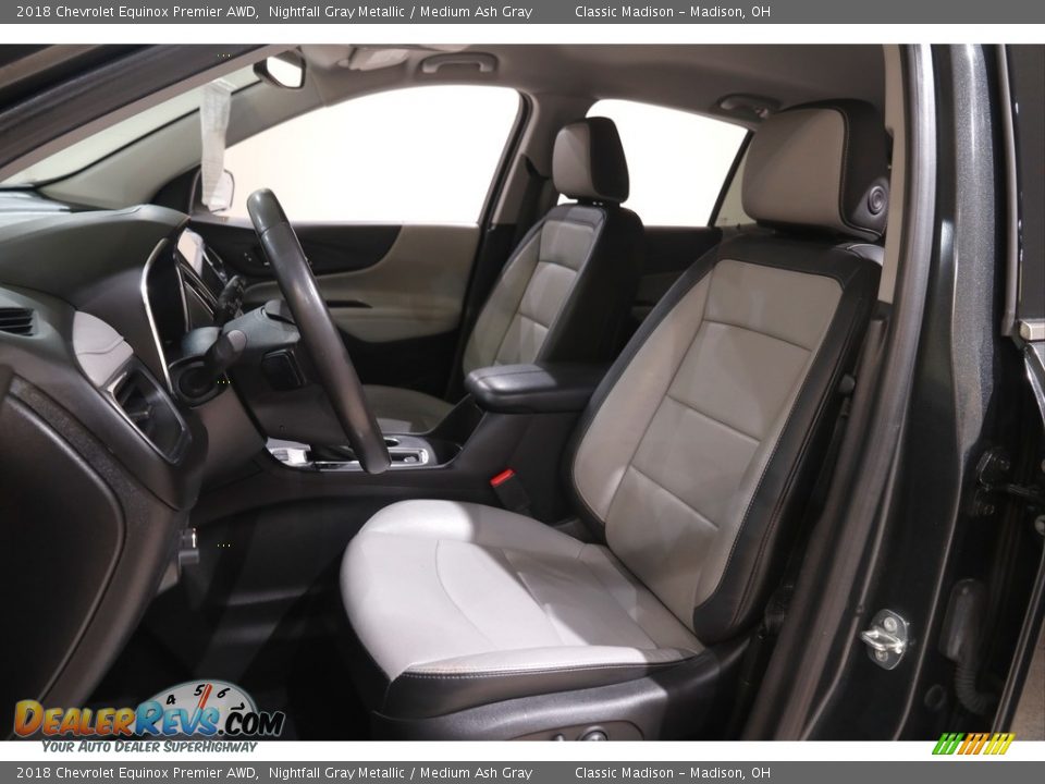 2018 Chevrolet Equinox Premier AWD Nightfall Gray Metallic / Medium Ash Gray Photo #5