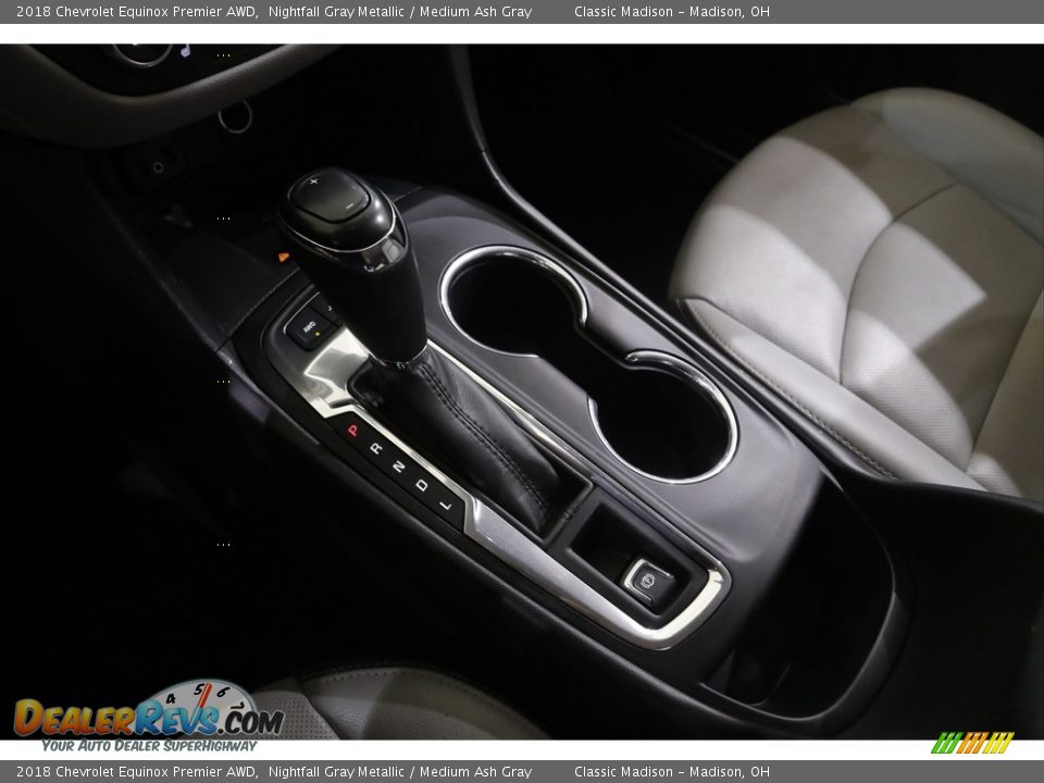 2018 Chevrolet Equinox Premier AWD Nightfall Gray Metallic / Medium Ash Gray Photo #14