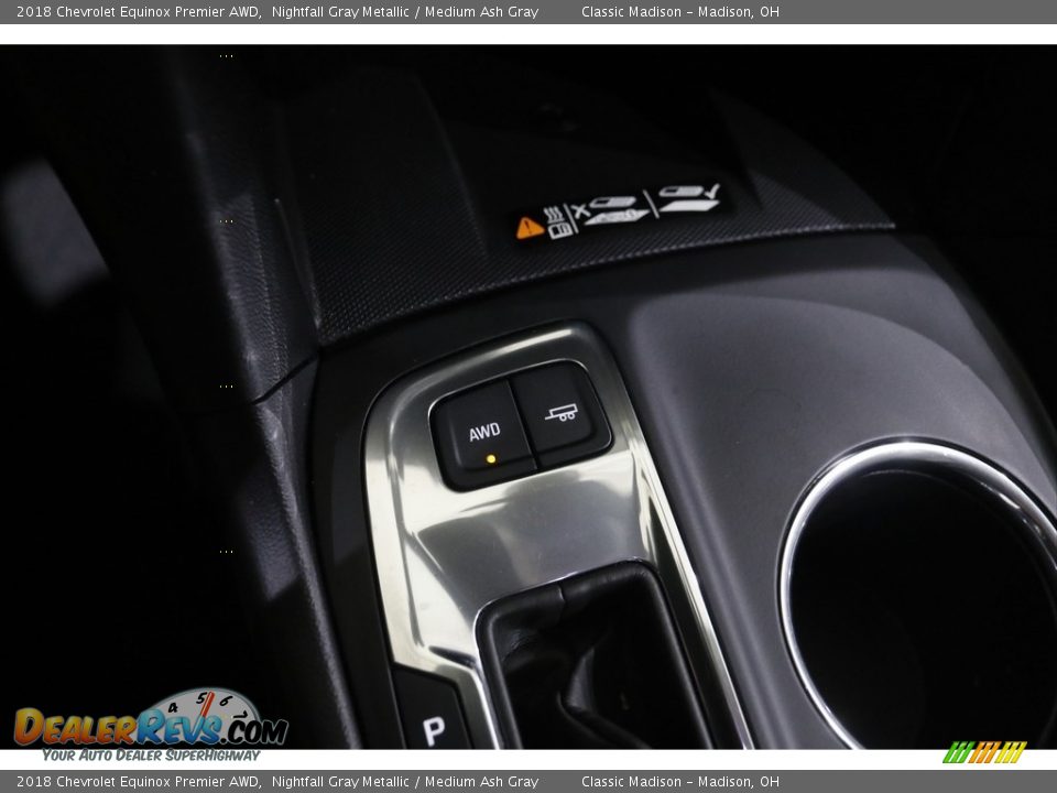 2018 Chevrolet Equinox Premier AWD Nightfall Gray Metallic / Medium Ash Gray Photo #15