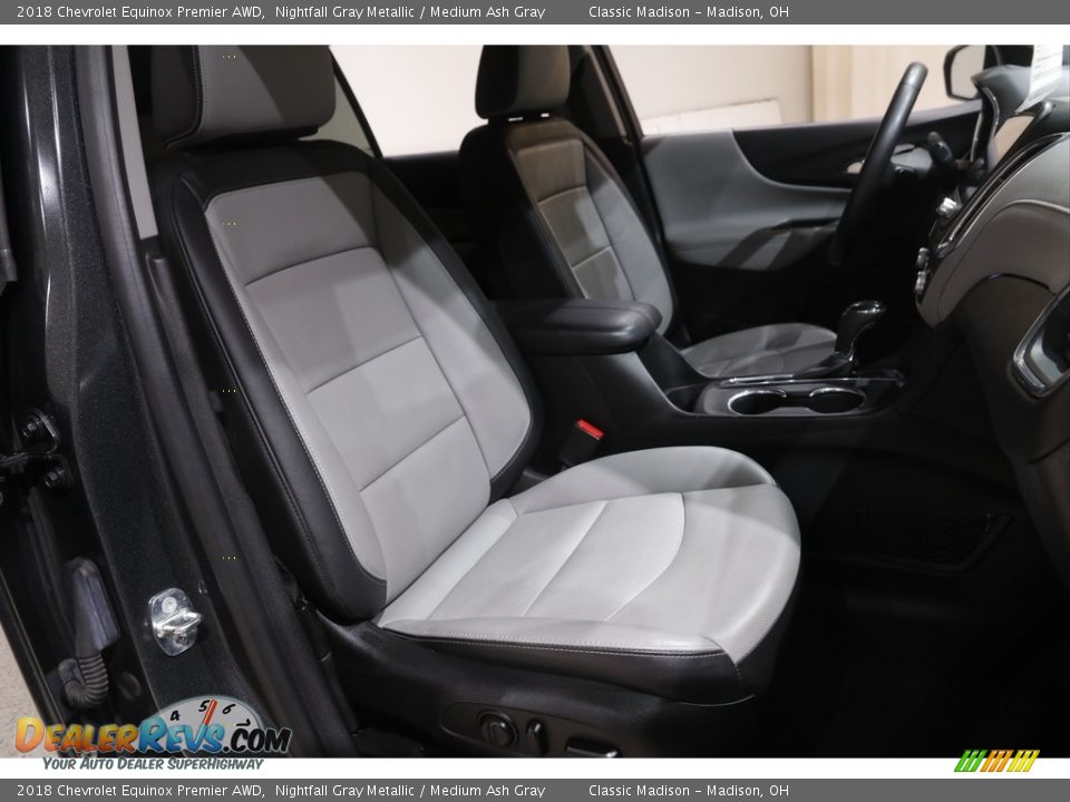 2018 Chevrolet Equinox Premier AWD Nightfall Gray Metallic / Medium Ash Gray Photo #16