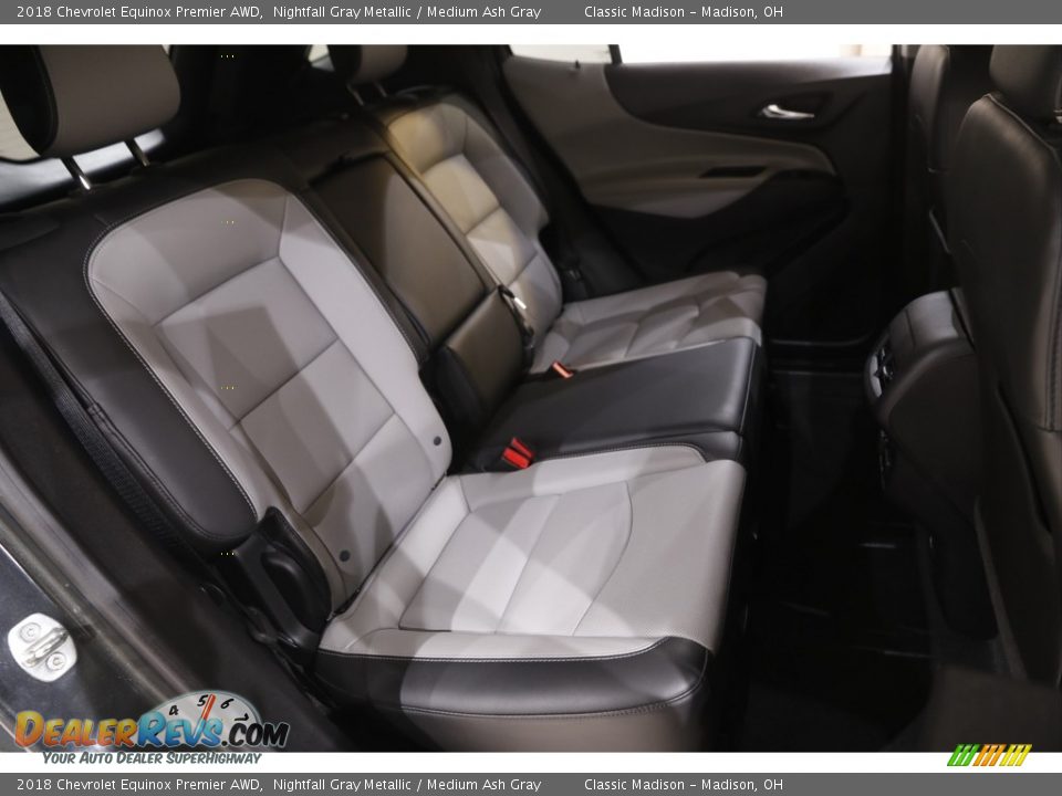 2018 Chevrolet Equinox Premier AWD Nightfall Gray Metallic / Medium Ash Gray Photo #17