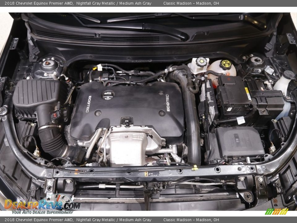 2018 Chevrolet Equinox Premier AWD Nightfall Gray Metallic / Medium Ash Gray Photo #20