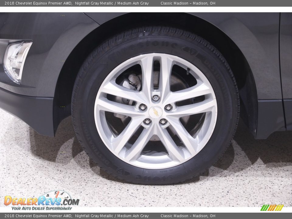 2018 Chevrolet Equinox Premier AWD Nightfall Gray Metallic / Medium Ash Gray Photo #21