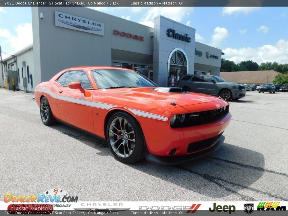 2021 Dodge Challenger R/T Scat Pack Shaker Go Mango / Black Photo #1