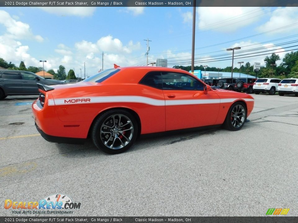 2021 Dodge Challenger R/T Scat Pack Shaker Go Mango / Black Photo #3