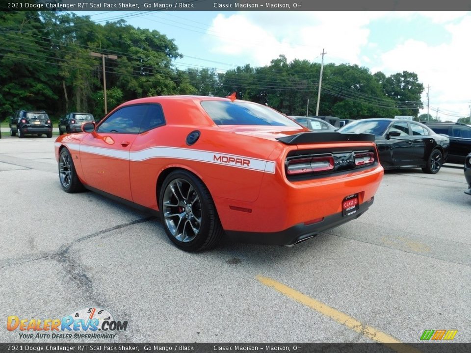 2021 Dodge Challenger R/T Scat Pack Shaker Go Mango / Black Photo #5