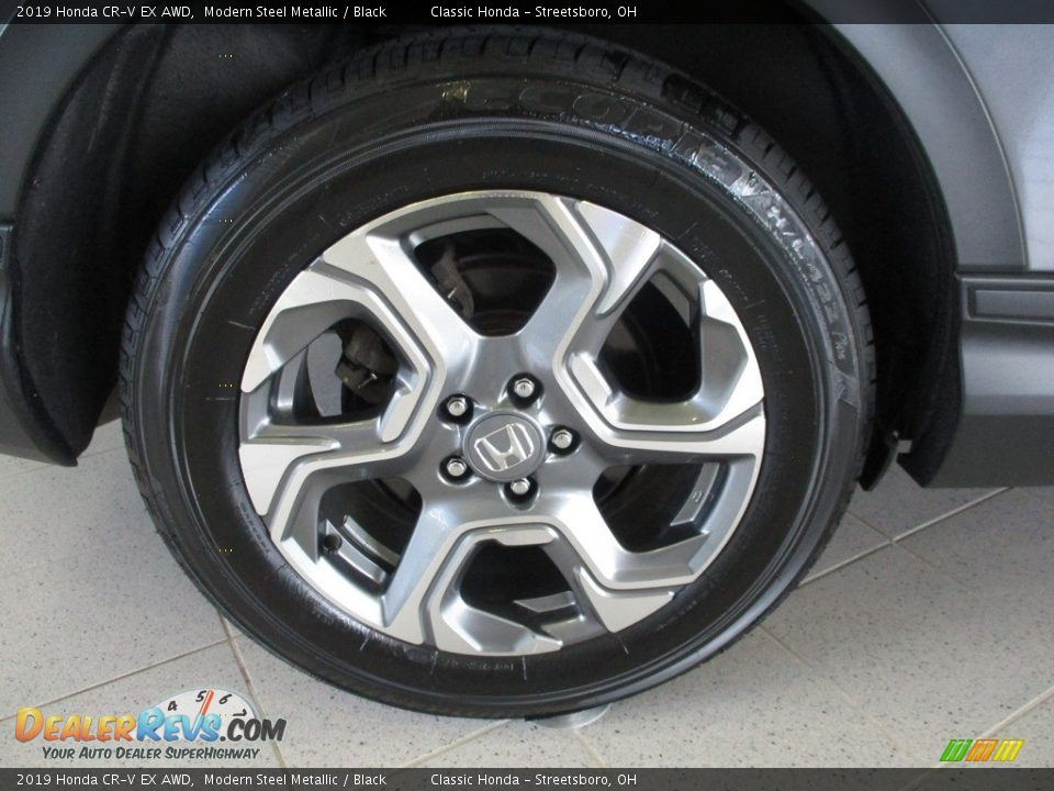 2019 Honda CR-V EX AWD Modern Steel Metallic / Black Photo #6