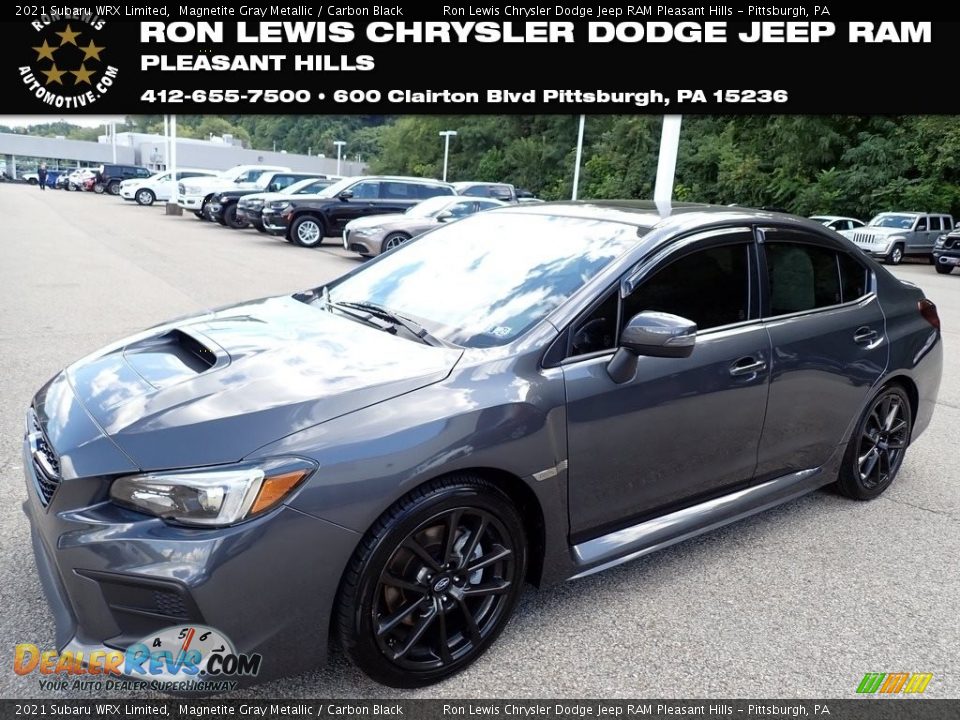 2021 Subaru WRX Limited Magnetite Gray Metallic / Carbon Black Photo #1