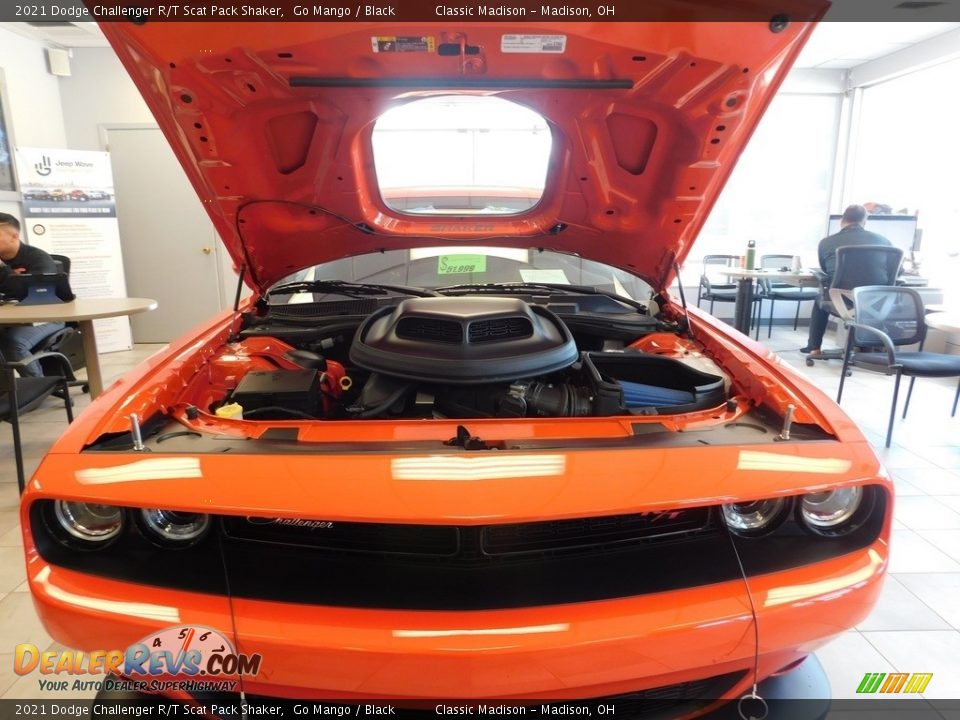 2021 Dodge Challenger R/T Scat Pack Shaker 392 SRT 6.4 Liter HEMI OHV-16 Valve VVT MDS V8 Engine Photo #9