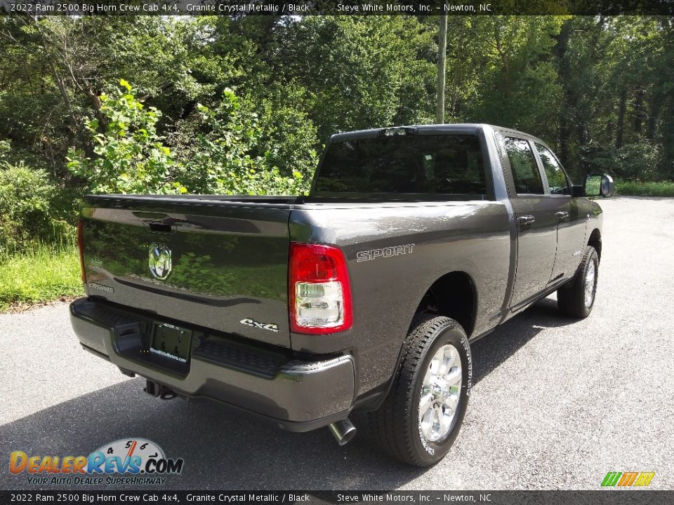 2022 Ram 2500 Big Horn Crew Cab 4x4 Granite Crystal Metallic / Black Photo #6