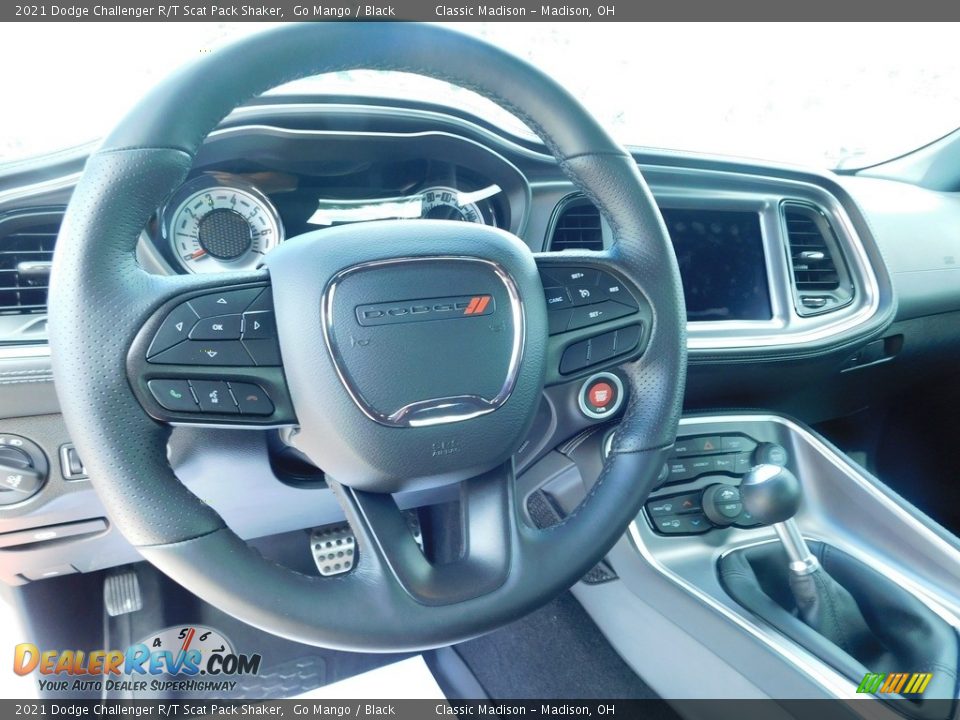 2021 Dodge Challenger R/T Scat Pack Shaker Steering Wheel Photo #12