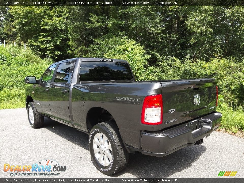 2022 Ram 2500 Big Horn Crew Cab 4x4 Granite Crystal Metallic / Black Photo #9