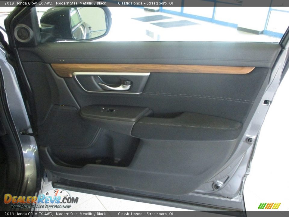 2019 Honda CR-V EX AWD Modern Steel Metallic / Black Photo #14