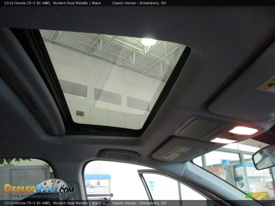 2019 Honda CR-V EX AWD Modern Steel Metallic / Black Photo #17