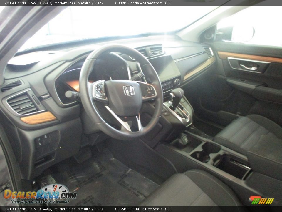 2019 Honda CR-V EX AWD Modern Steel Metallic / Black Photo #27
