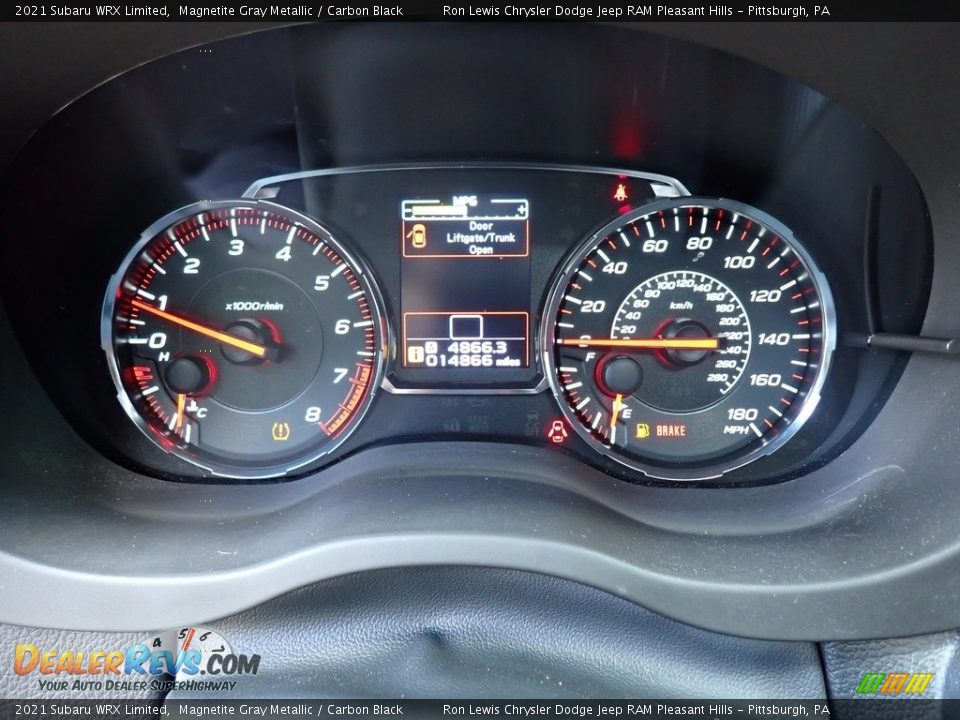 2021 Subaru WRX Limited Gauges Photo #20