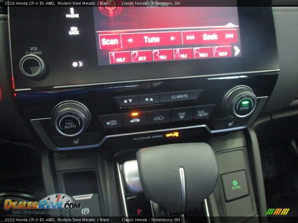 2019 Honda CR-V EX AWD Modern Steel Metallic / Black Photo #35