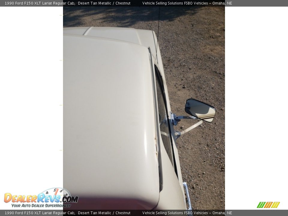 1990 Ford F150 XLT Lariat Regular Cab Desert Tan Metallic / Chestnut Photo #17
