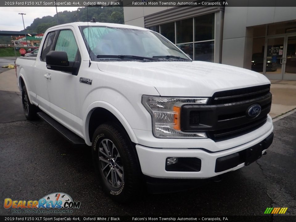 Oxford White 2019 Ford F150 XLT Sport SuperCab 4x4 Photo #9