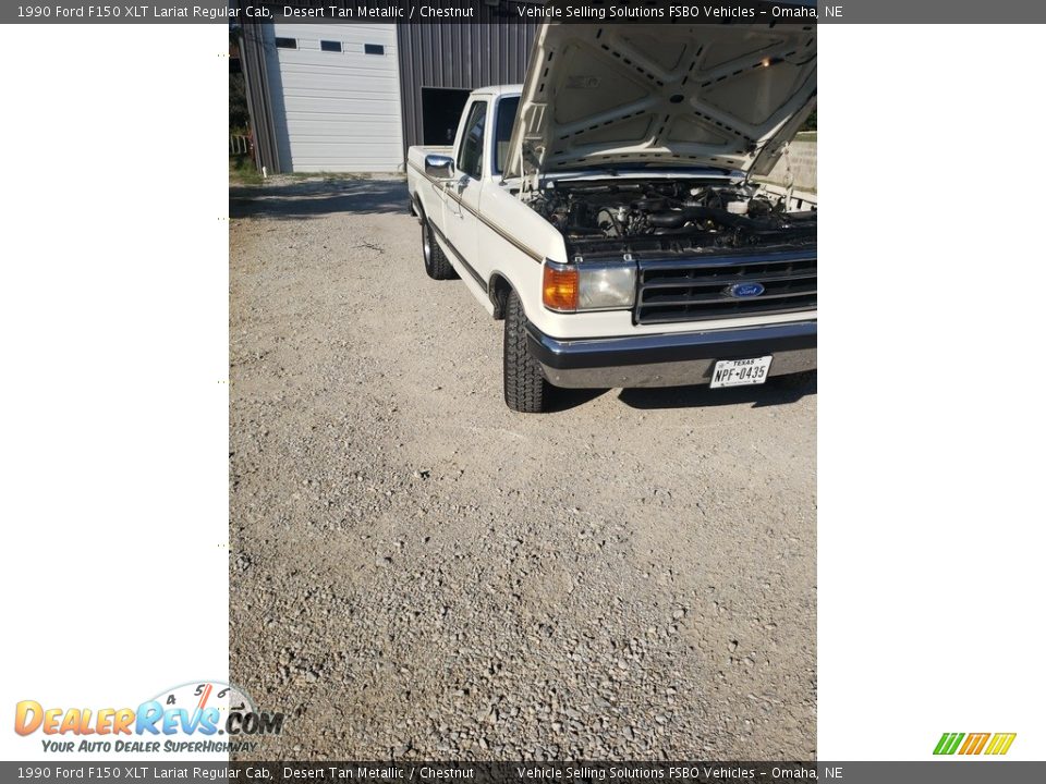 1990 Ford F150 XLT Lariat Regular Cab Desert Tan Metallic / Chestnut Photo #22