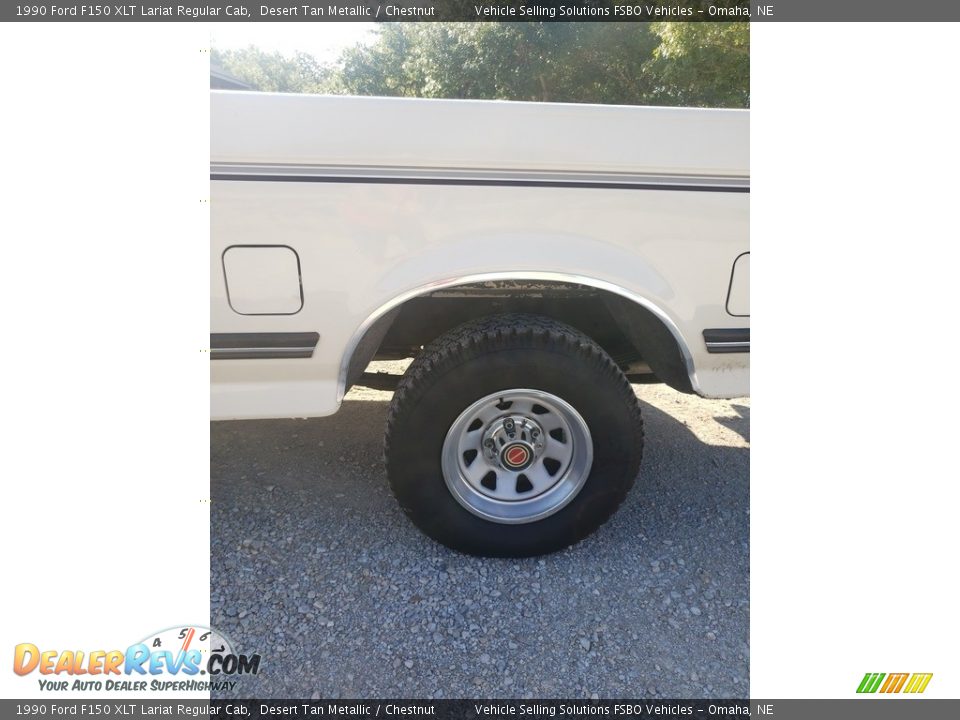 1990 Ford F150 XLT Lariat Regular Cab Desert Tan Metallic / Chestnut Photo #28