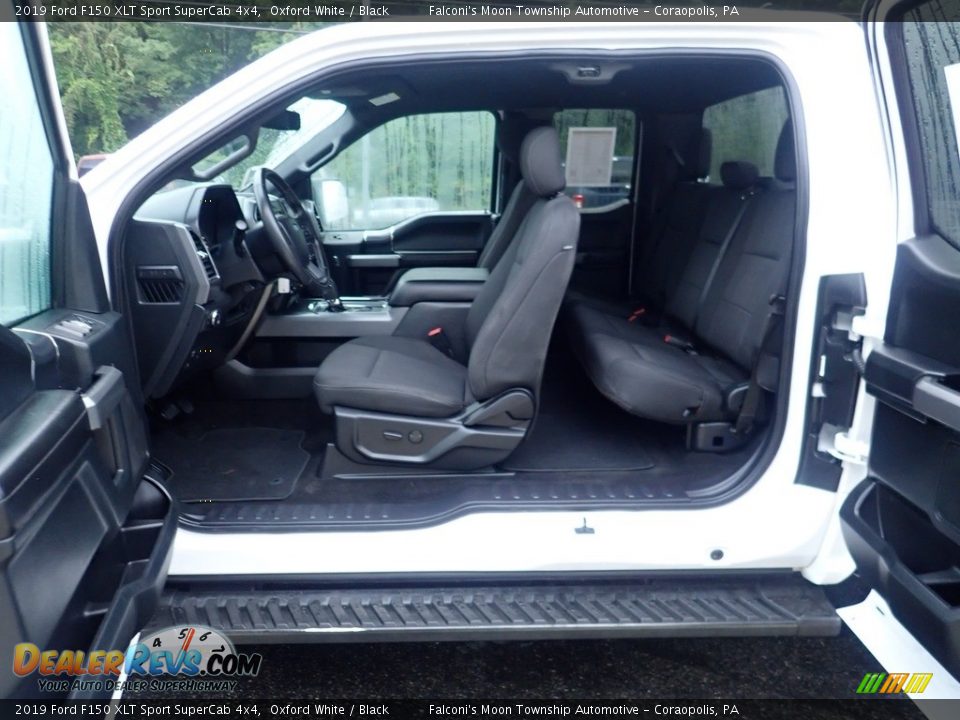 2019 Ford F150 XLT Sport SuperCab 4x4 Oxford White / Black Photo #21